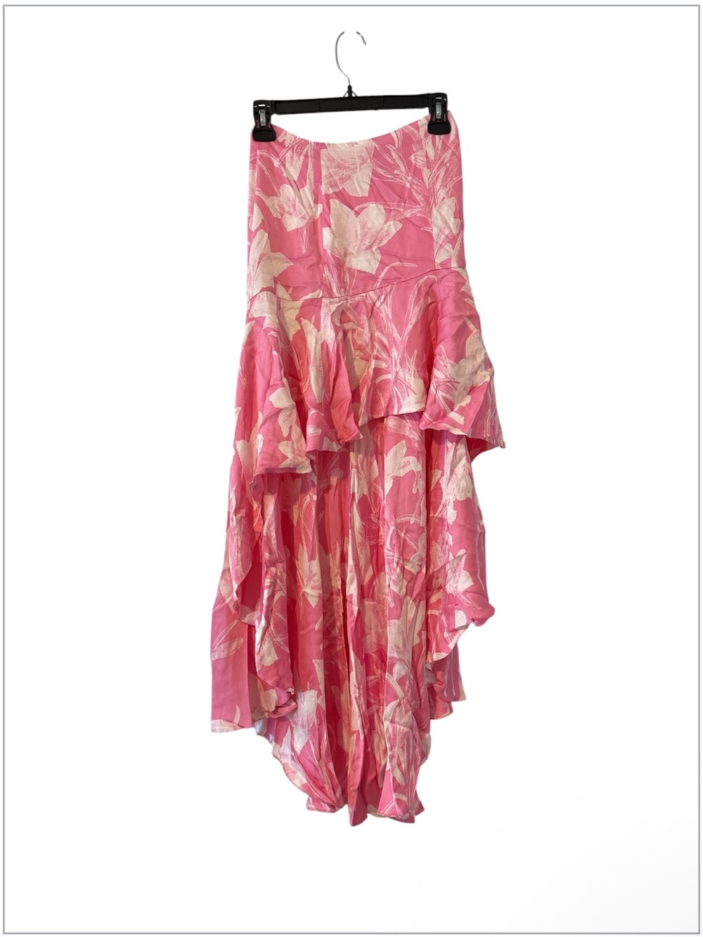 Free people sz 0 Pink Floral Lace-Up Back top and skirt - Picture 7 of 8